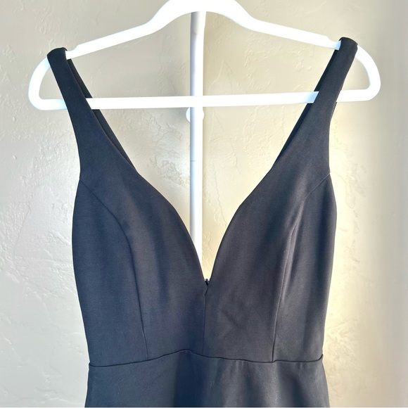 Lulu's Chic Black Mini Skater Dress Size Small - Picture 5 of 7